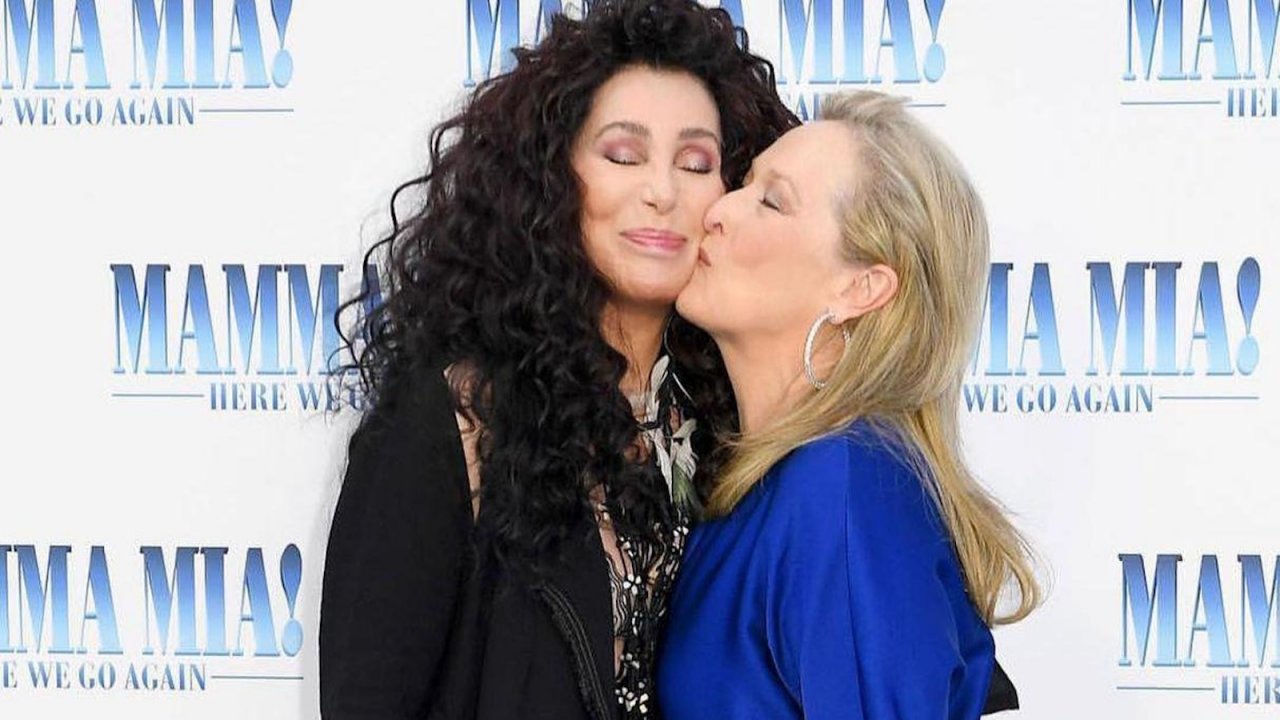 Cher e Meryl Streep alla premiere di Mamma Mia! Ci risiamo
