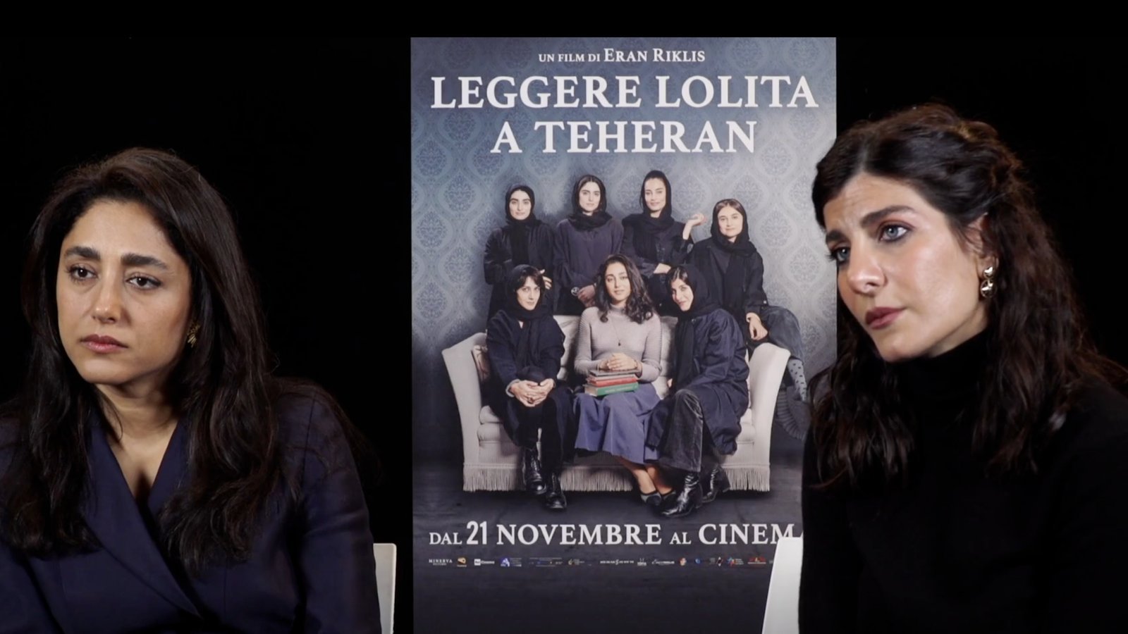 Golshifteh Farahani e Mina Kavani durante la nostra intervista