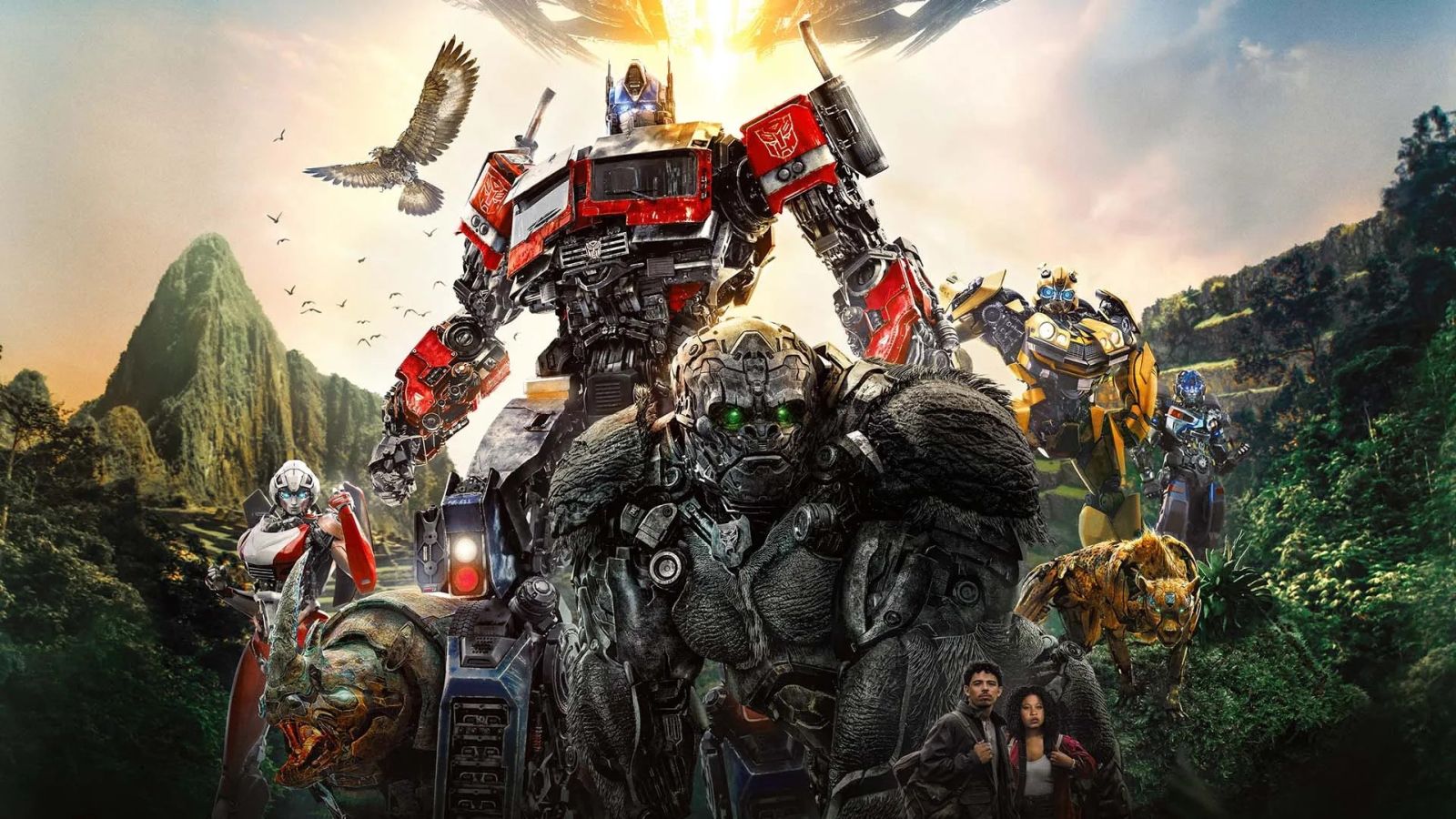 immagine da poster di Transformers: Il Risveglio.