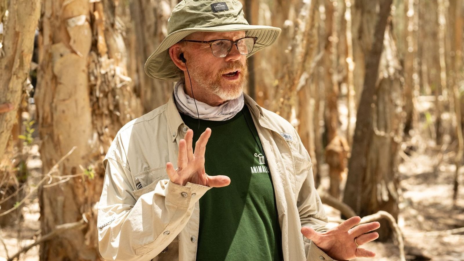 Ron Howard sul set di Eden