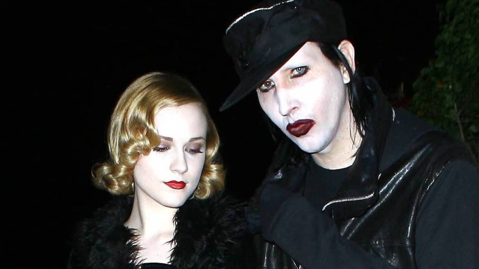 Evan Rachel Wood e Marilyn Manson paparazzati insieme