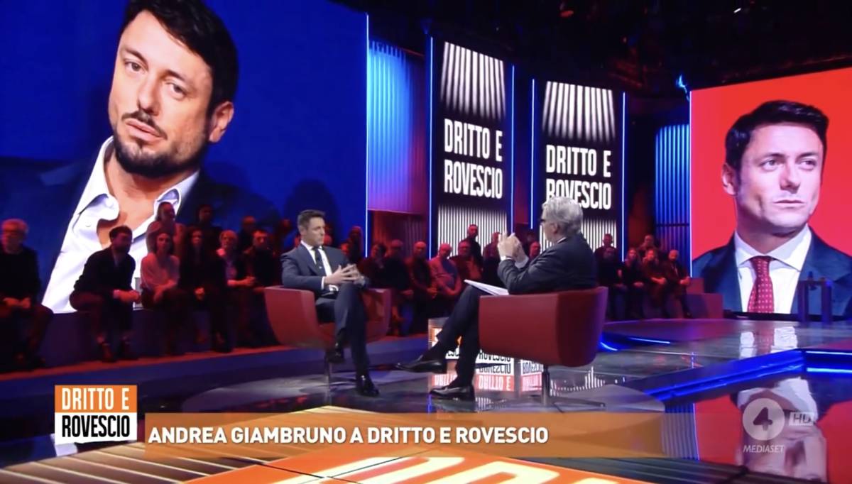 Andrea Giambruno a Diritto e Rovescio: "Mi sono vergognato. La mia vita si è sgretolata"