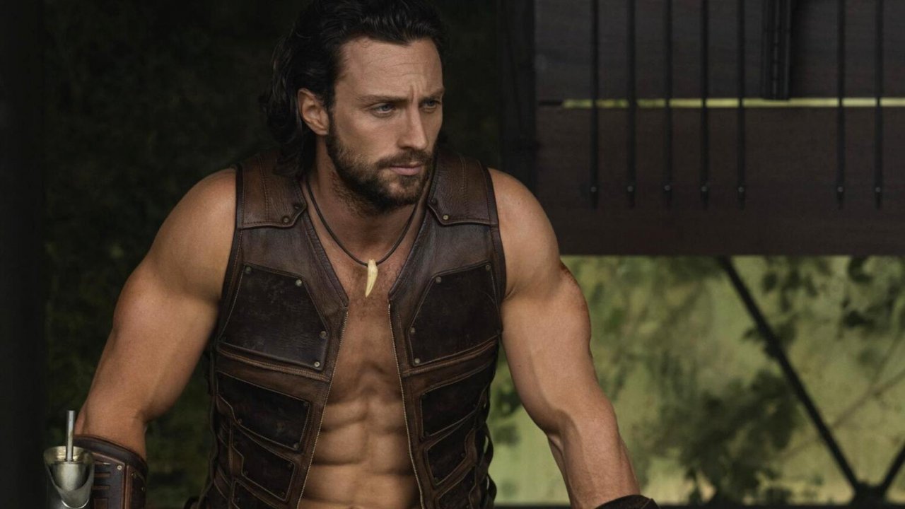 Aaron Taylor-Johnson nei panni di Kraven