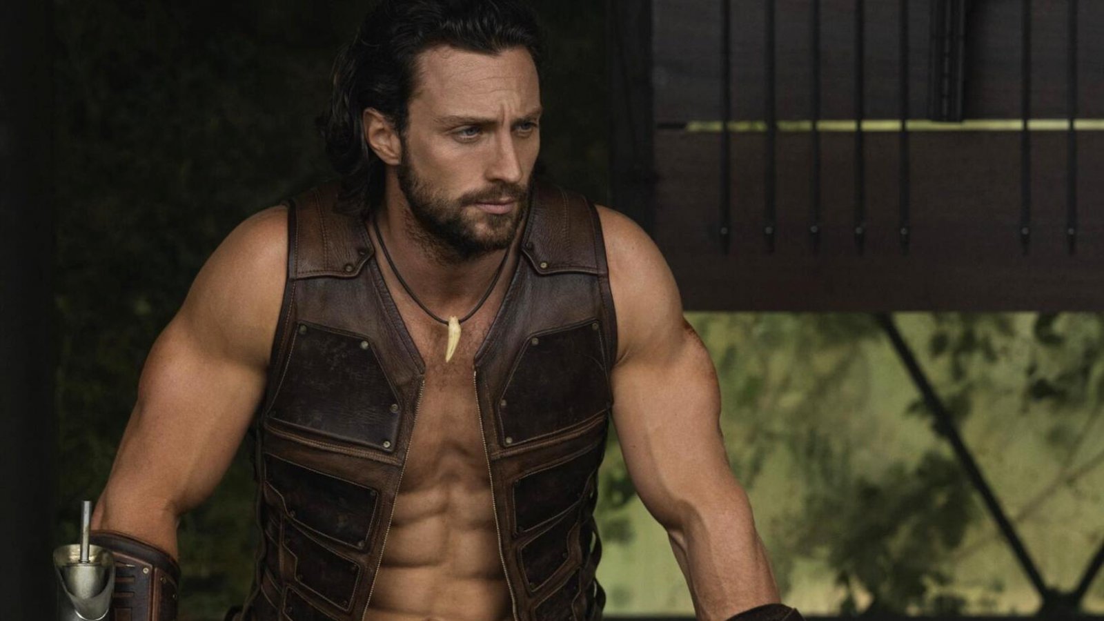 Aaron Taylor-Johnson nei panni di Kraven