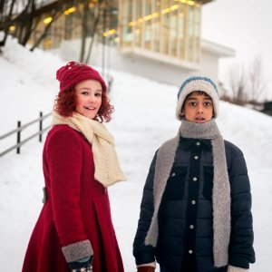 Sorella di neve: i due piccoli protagonisti del film