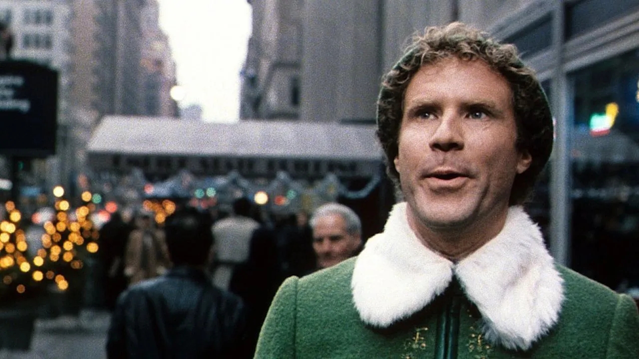 Primo piano di Will Ferrell in Elf