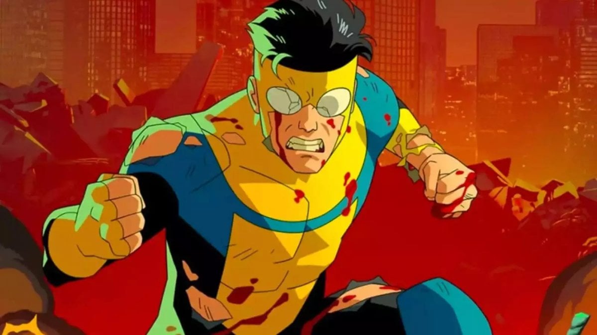 Invincible 3: il poster della terza stagione anticipa un sanguinoso combattimento