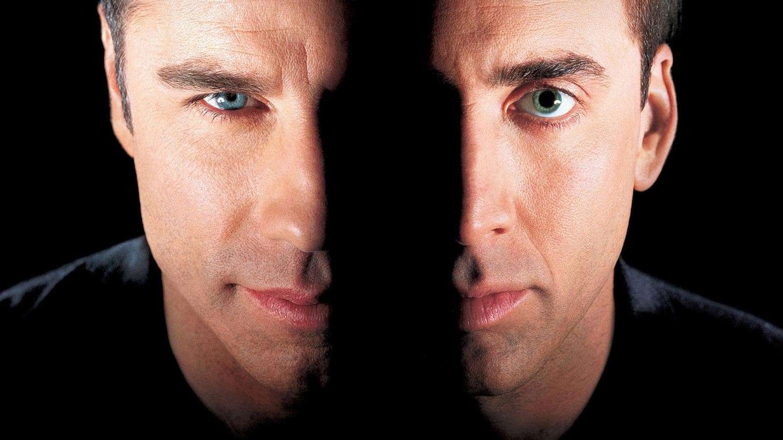 John Travolta e Nicolas Cage nel banner di Face/Off