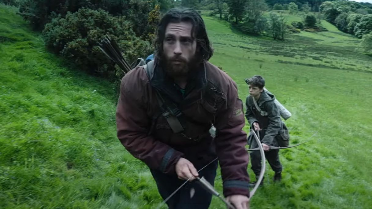 Aaron Taylor-Johnson a caccia in 28 Anni Dopo