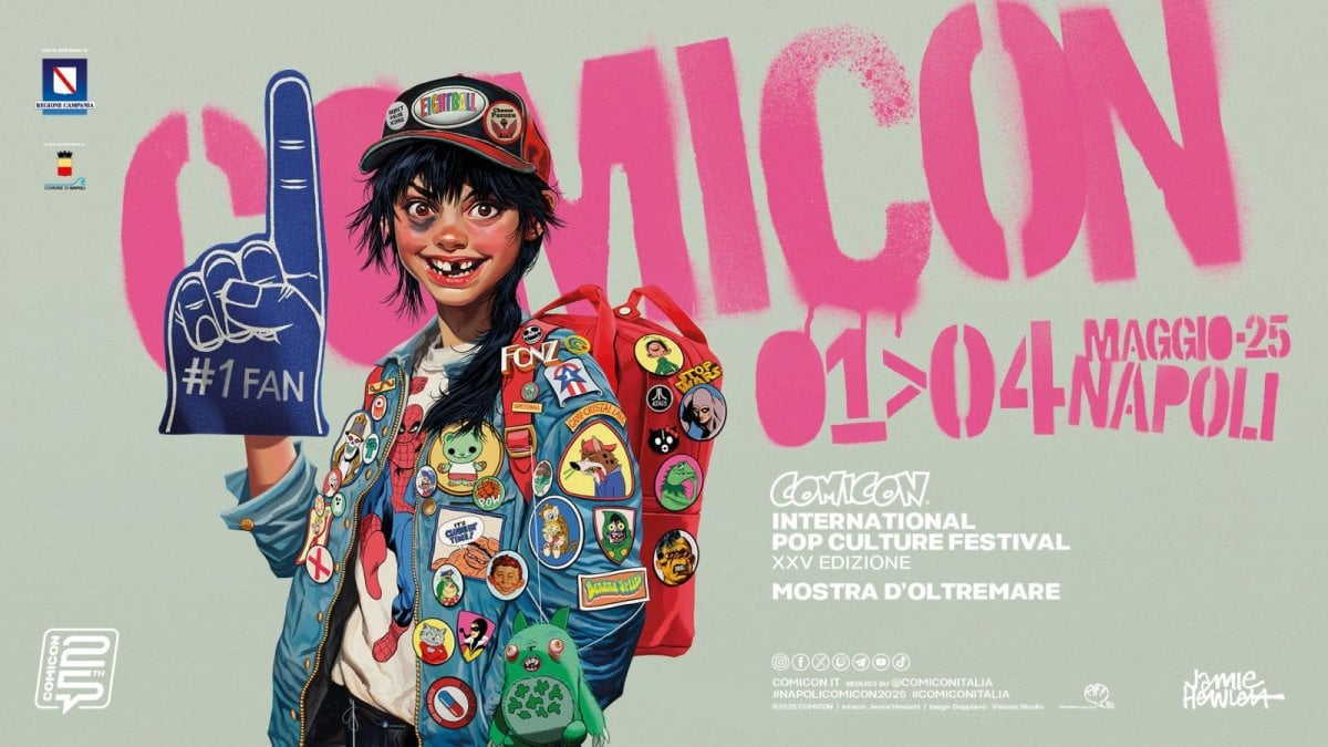 Comicon Napoli 2025: svelati poster, data e primi ospiti internazionali