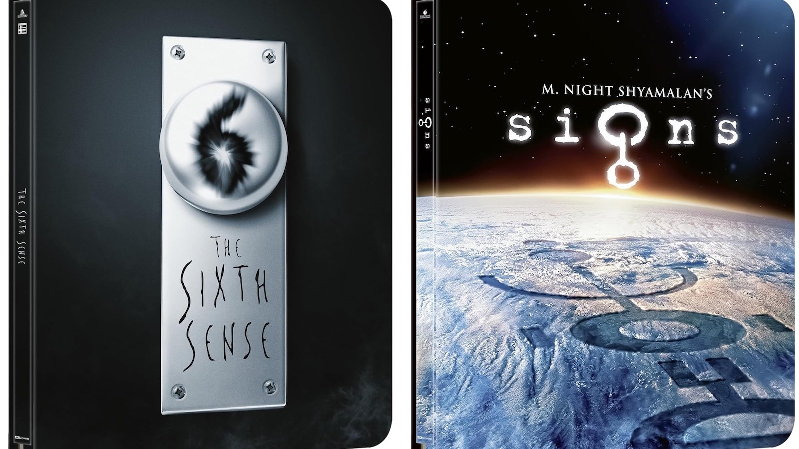 Le steelbook de Il sesto e di Signs