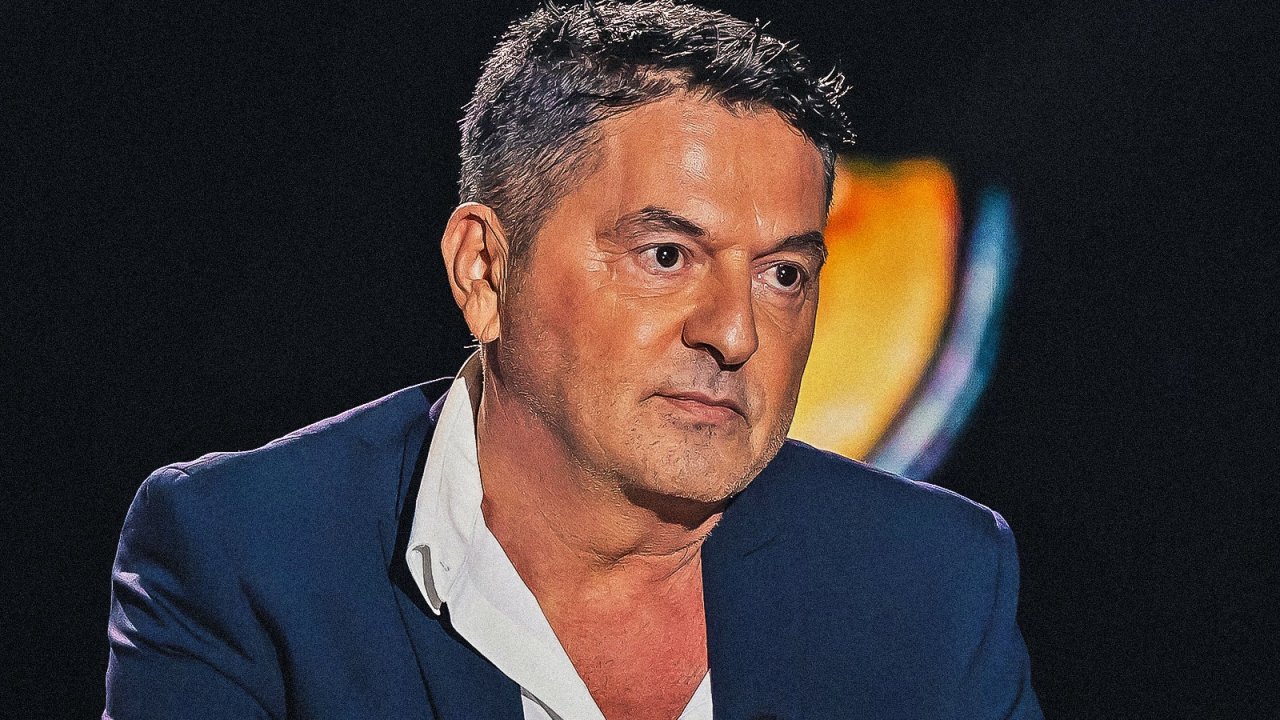 Teo Mammuccari in studio