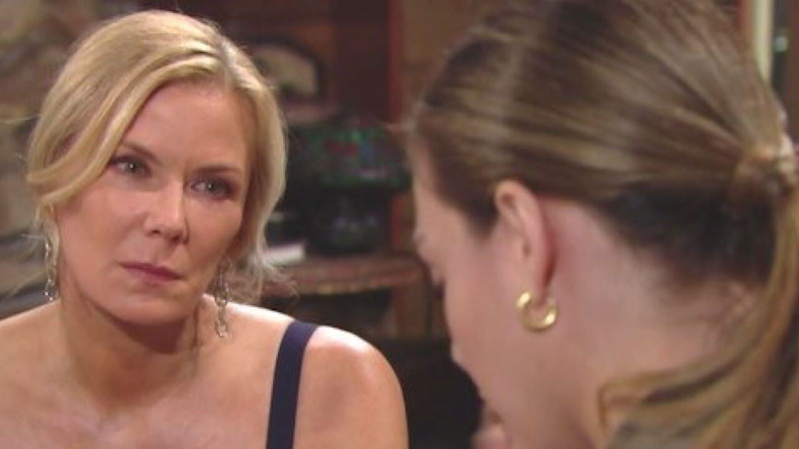 Katherine Kelly Lang e Annika Noelle nei panni di Brooke  e Hope in una scena di Beautiful