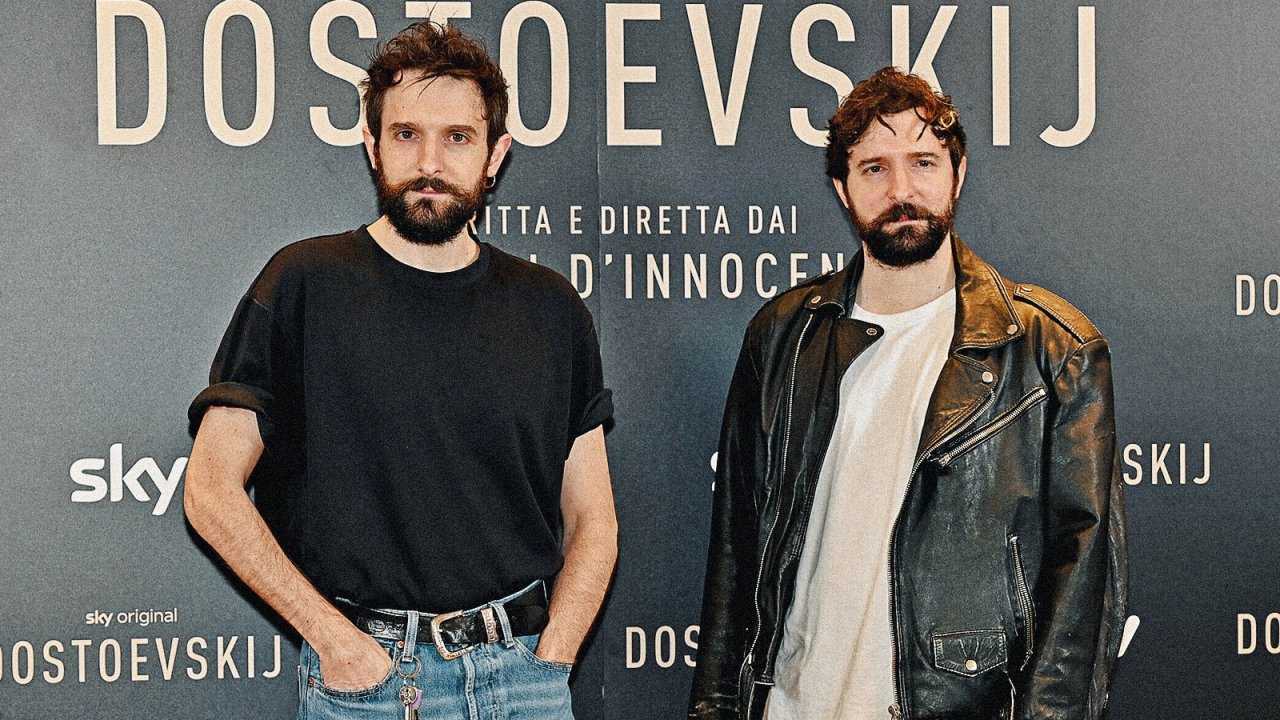 Fabio e Damiano D'Innocenzo registi e sceneggiatori di Dostoevskij