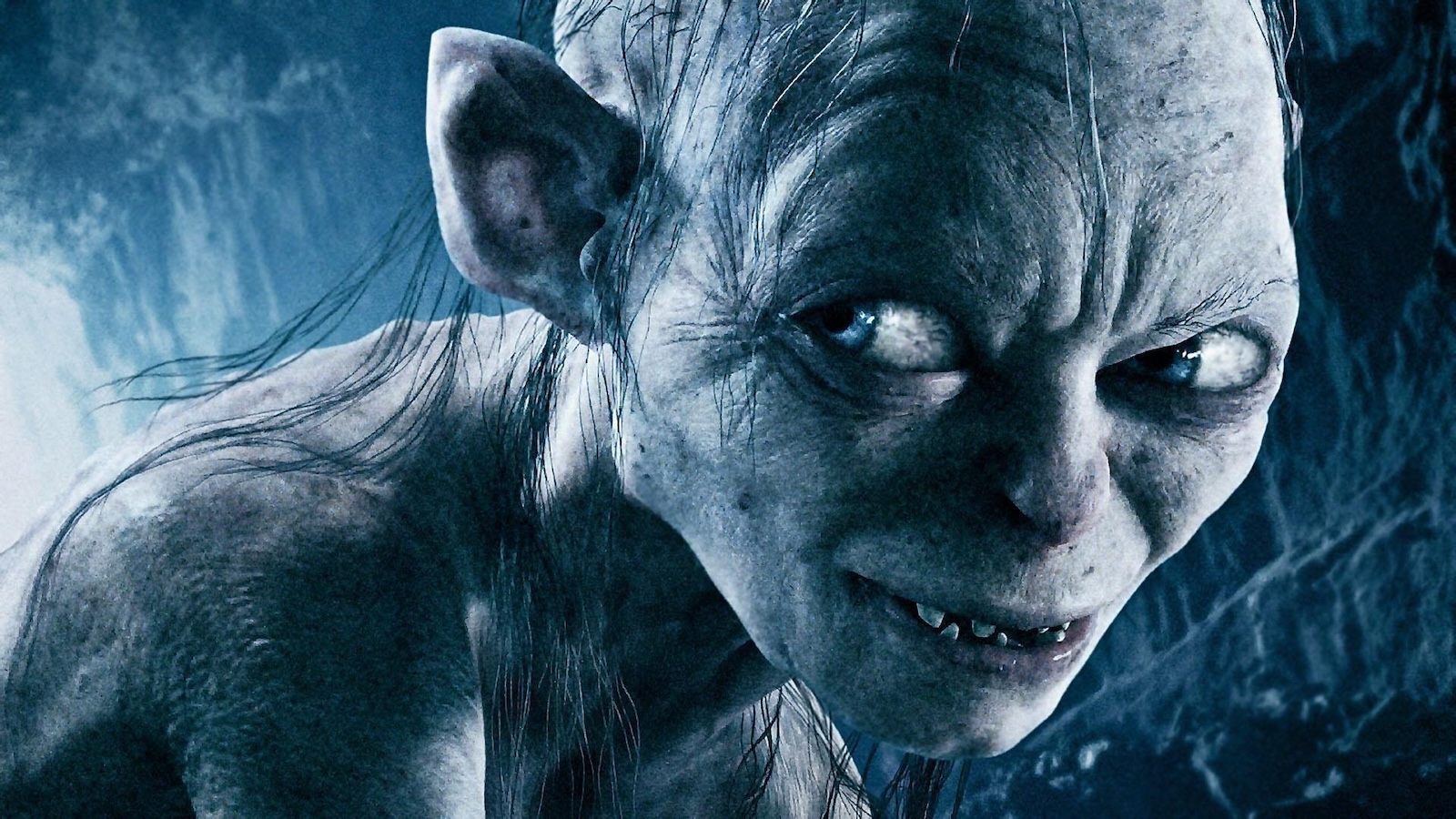 Gollum, un'immagine del personaggio interpretato da Andy Serkis