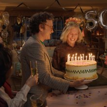 Here: Tom Hanks e Robin Wright durante una festa di compleanno