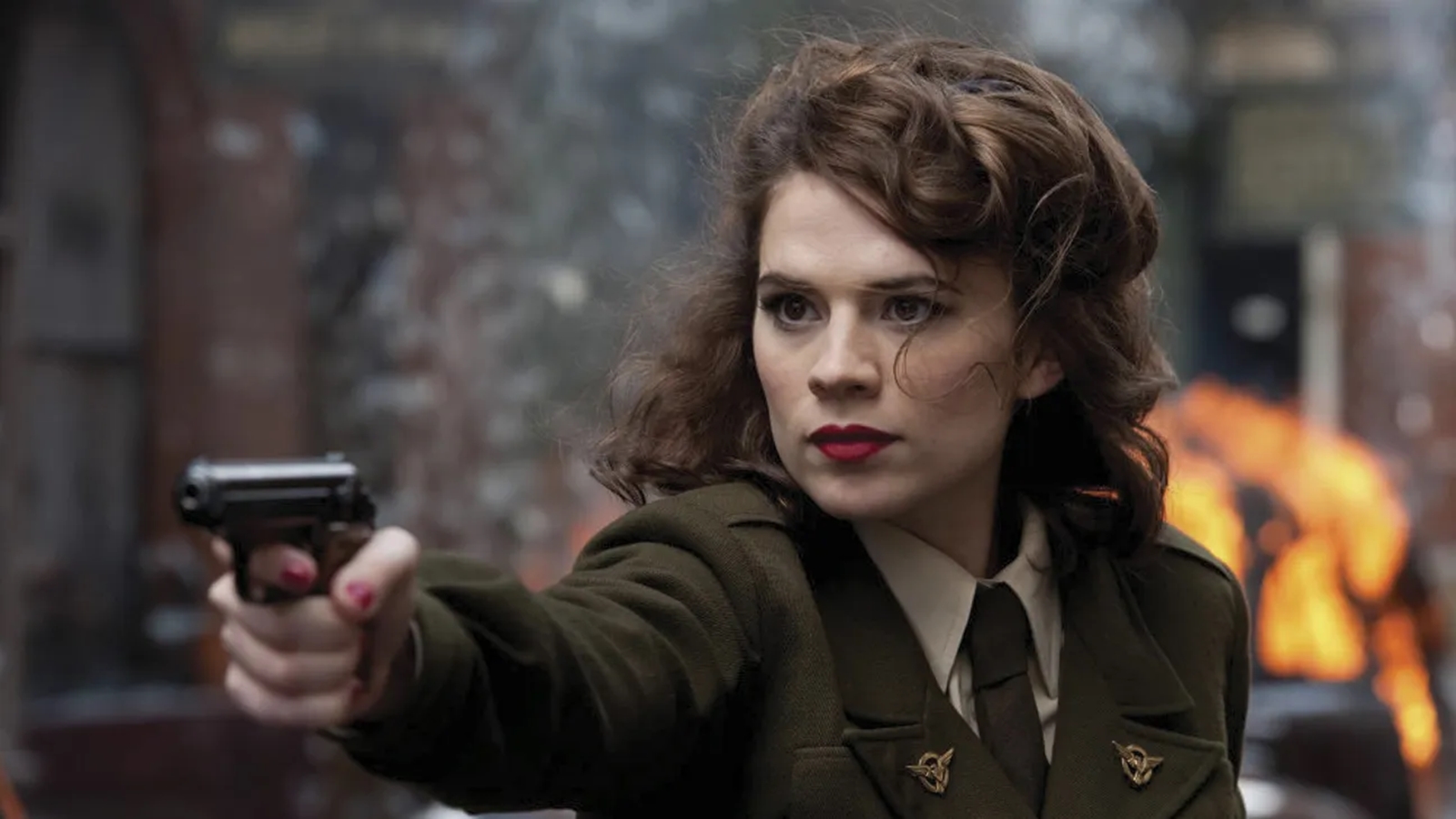 Una foto dell'attrice Hayley Atwell