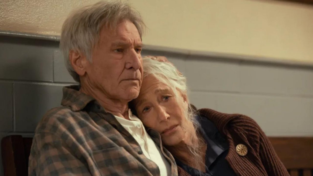 L'abbraccio tra Harrison Ford ed Helen Mirren