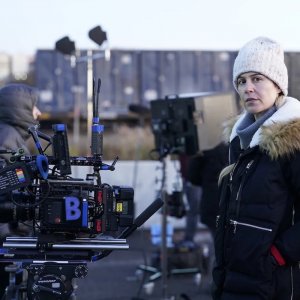 Una notte a New York: Christy Hall sul set del film