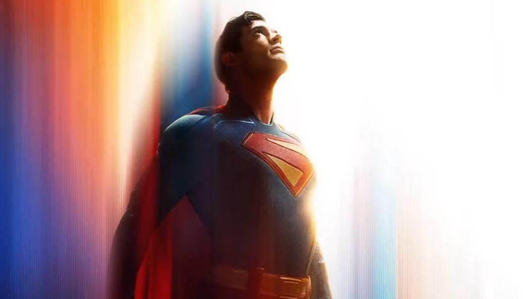 Un dettaglio del poster di Superman