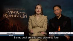 Il Signore degli Anelli - La guerra dei Rohirrim: intervista a Gaia Wise & Laurence Ubong Williams
