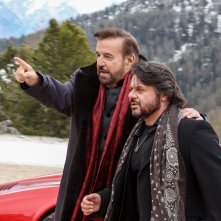 Cortina Express: Christian De Sica e Lillo Petrolo in una foto