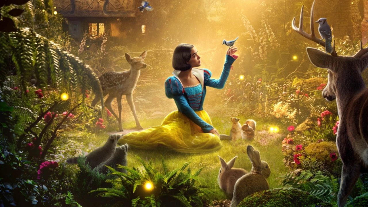 Biancaneve: Rachel Zegler nel poster del film Disney