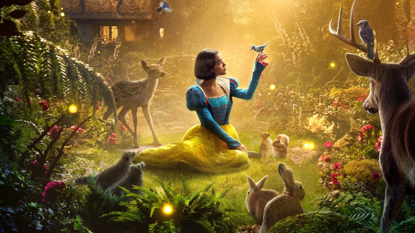 Biancaneve: Rachel Zegler nel poster del film Disney