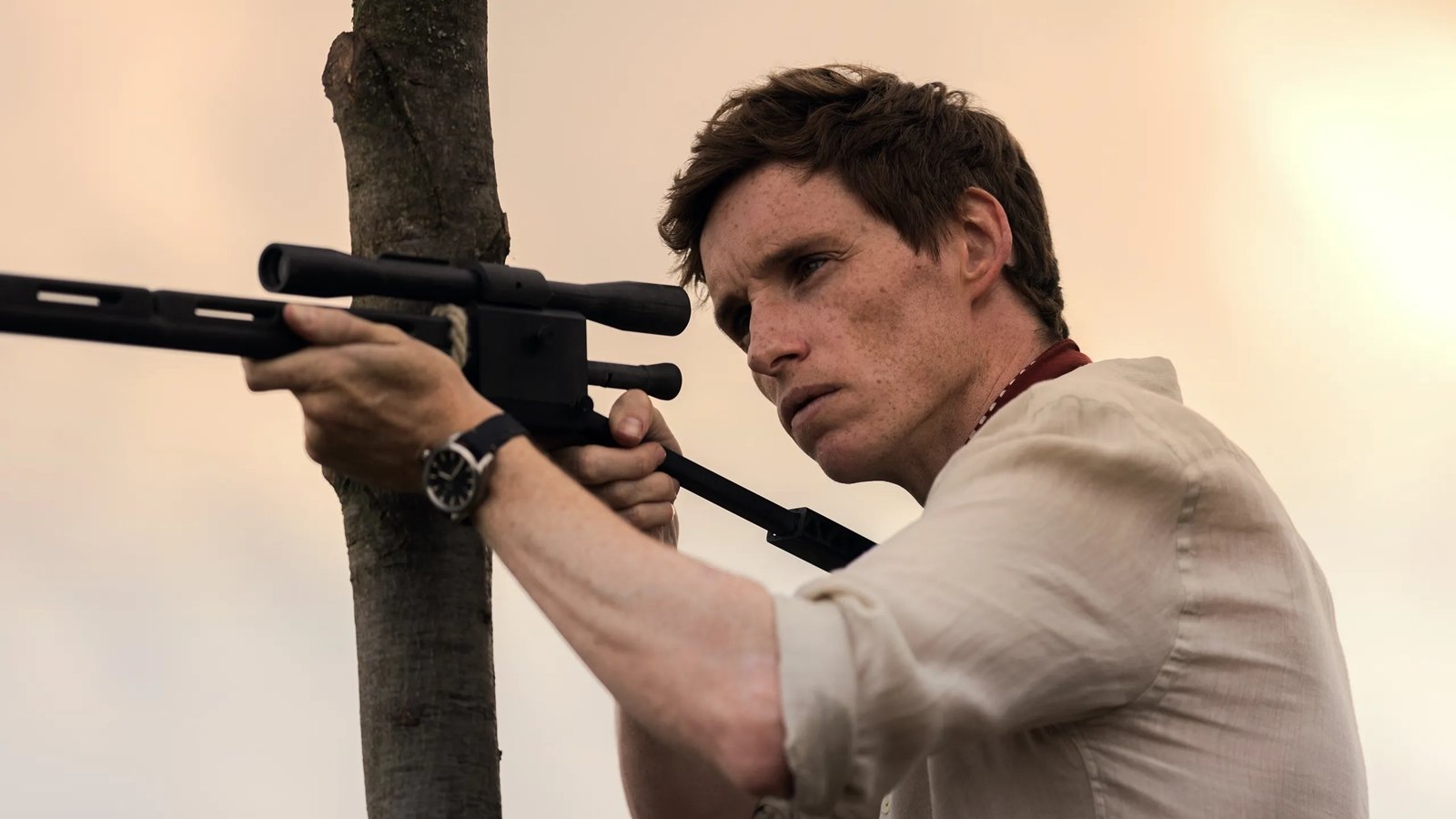 Una foto di Eddie Redmayne nella serie