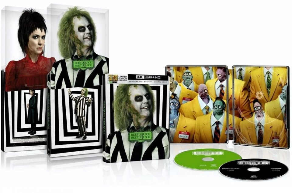 Beetlejuice Beetlejuice Steelbook 4K Contenuto