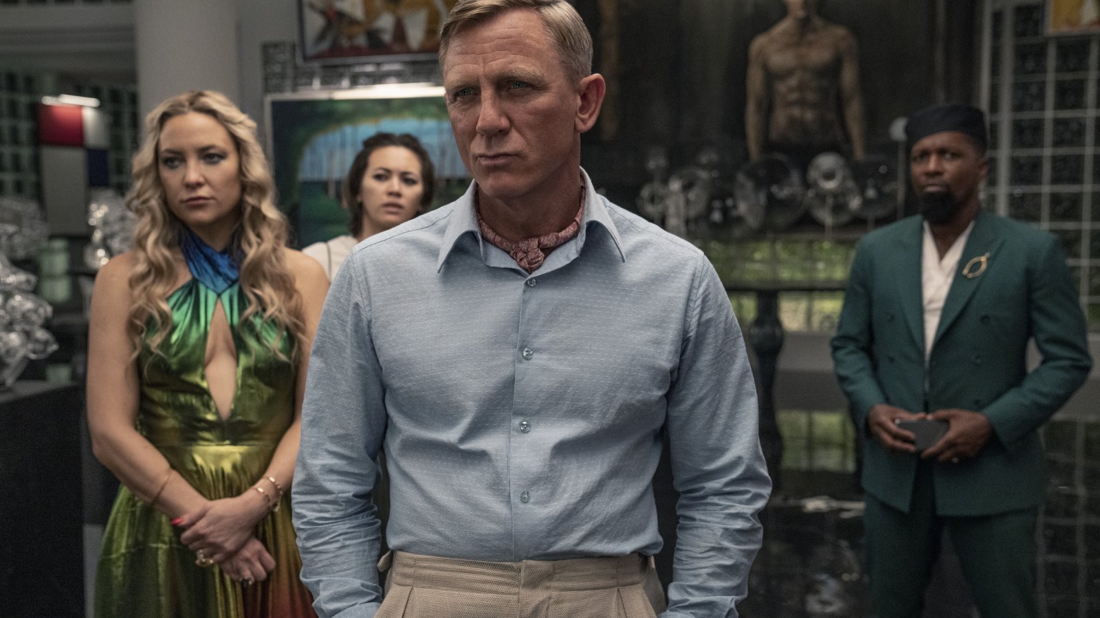 Daniel Craig e il cast di Glass Onion - Knives Out