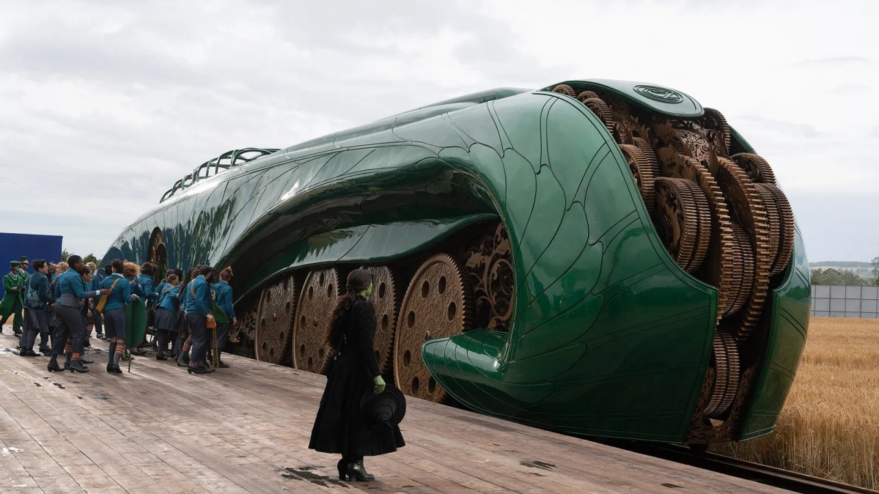 La scena del treno in Wicked