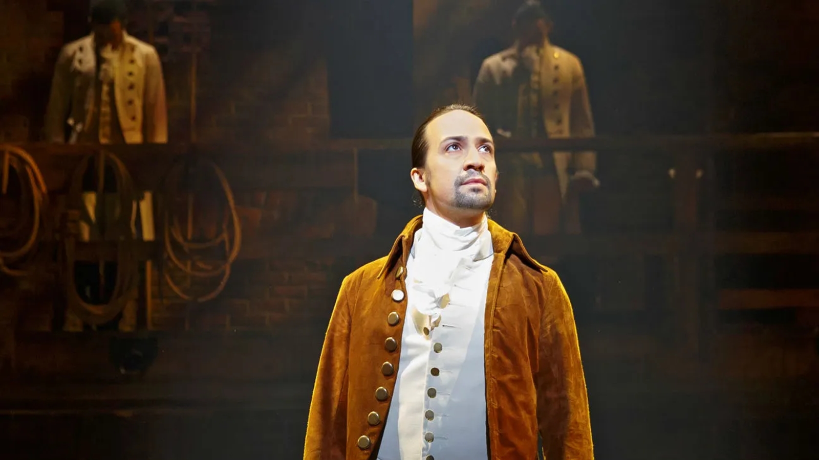 Lin-Manuel Miranda nel musical Hamilton