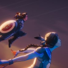 Marvel's What If... 3: Captain Carter in una scena del settimo episodio nella terza stagione.