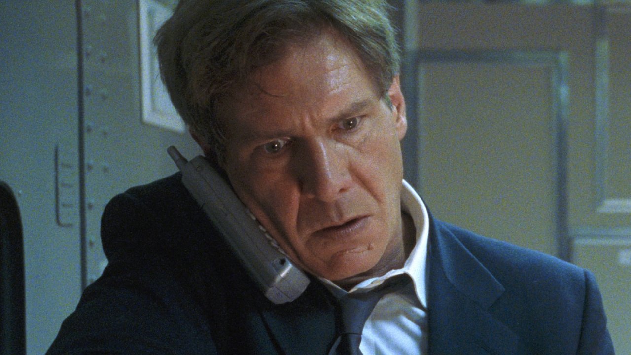 Harrison Ford nel film Air Force One