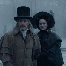 Nosferatu: Willem Dafoe con Lily-Rose Depp in una scena