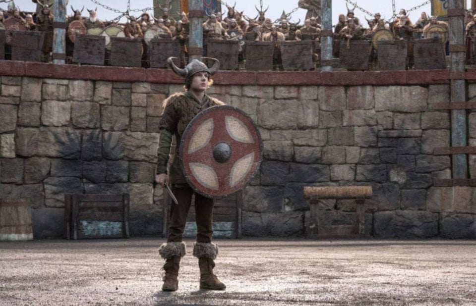 Dragon Trainer Mason Thames Nell Arena Di Addestramento