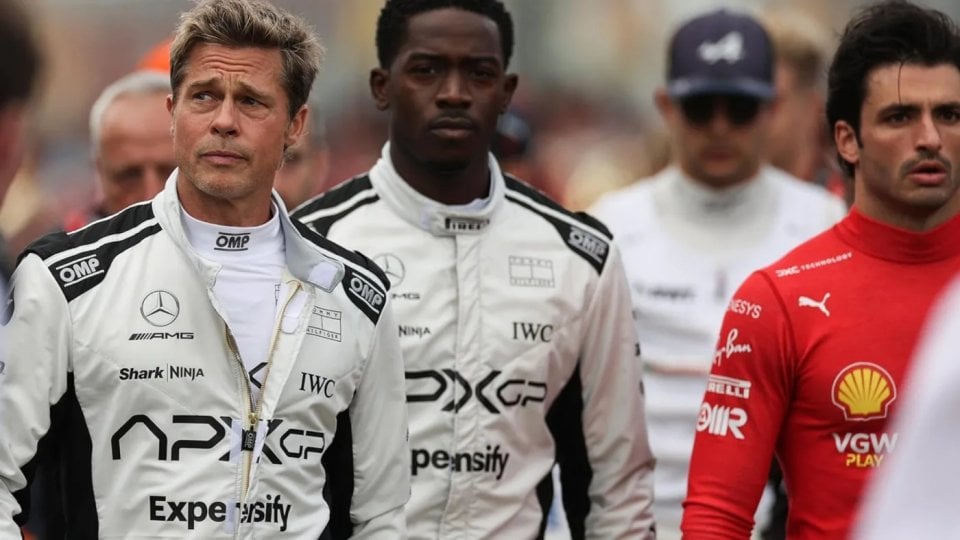 F1 Brad Pitt Damson Idris Set