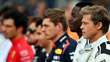 F1 Brad Pitt Scena