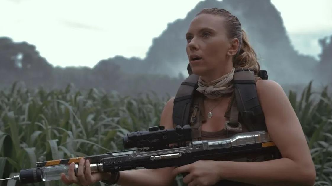 Scarlett Johansson a caccia di dinosauri