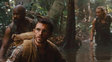 Jurassic World Rebirth Scarlett Johansson Jonathan Bailey Scena