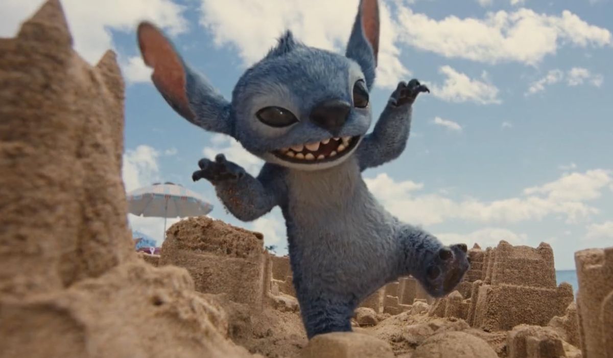 Stitch balla in una scena di Lilo & Stitch