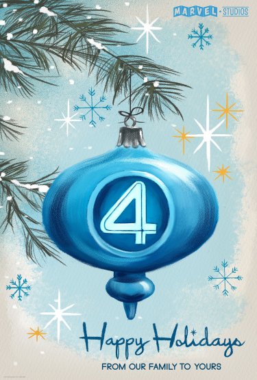 Thefantastic Four First Steps Locandina Natale