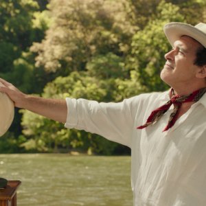 Paddington in Perù: Antonio Banderas in una foto