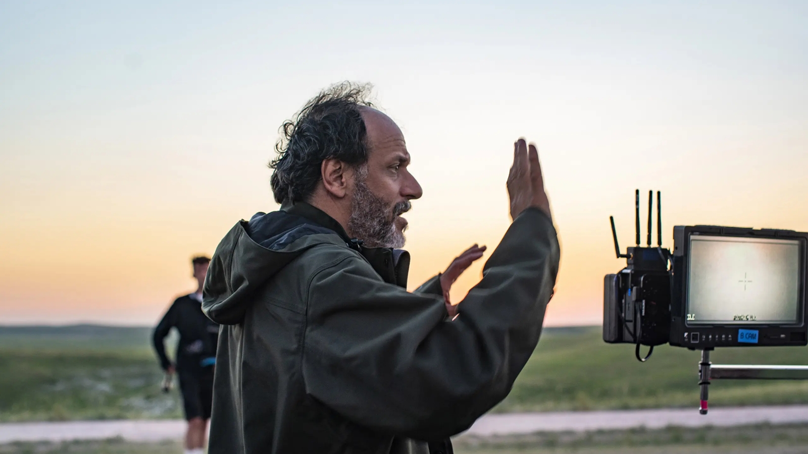 Luca Guadagnino sul set