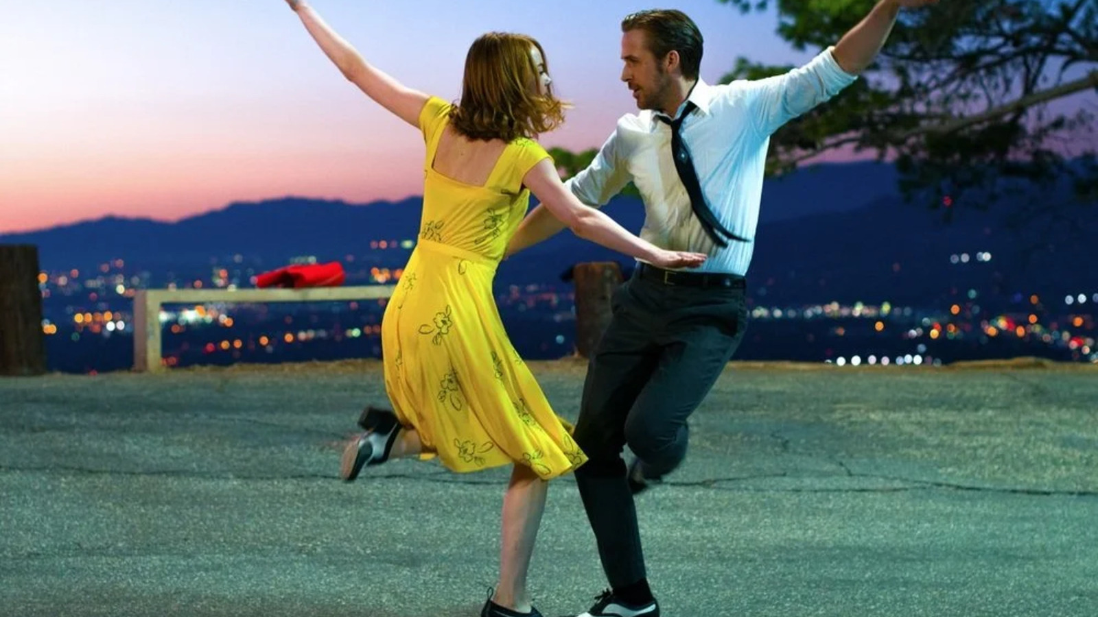 Immagine da una scena di La La Land.