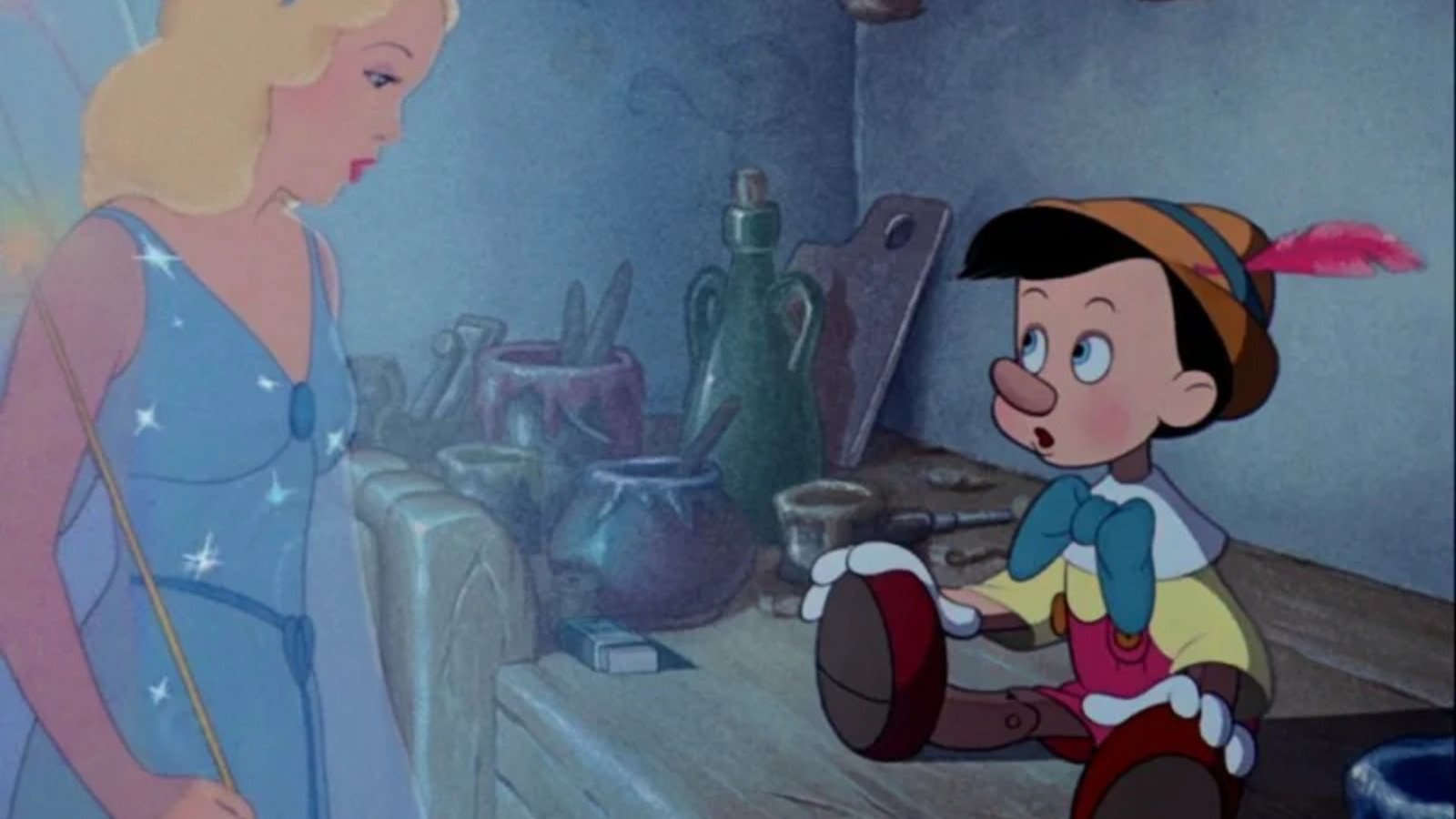 Immagine da una scena di Pinocchio.