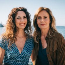 I delitti del BarLume 12: Enrica Guidi e Lucia Mascino sul set