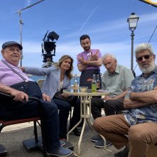 I delitti del BarLume 12: una foto del backstage condivisa da Alessandro Benvenuti