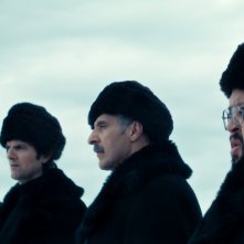 Scissione. Adam Scott, John Turturro, Zach Cherry e Britt Lower in una scena della seconda stagione.